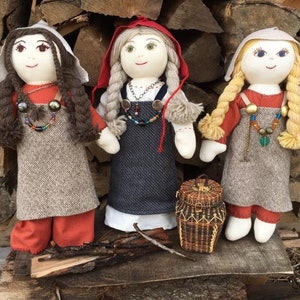 Custome Viking Cloth Doll Custom Doll Viking Rag Doll Living History
