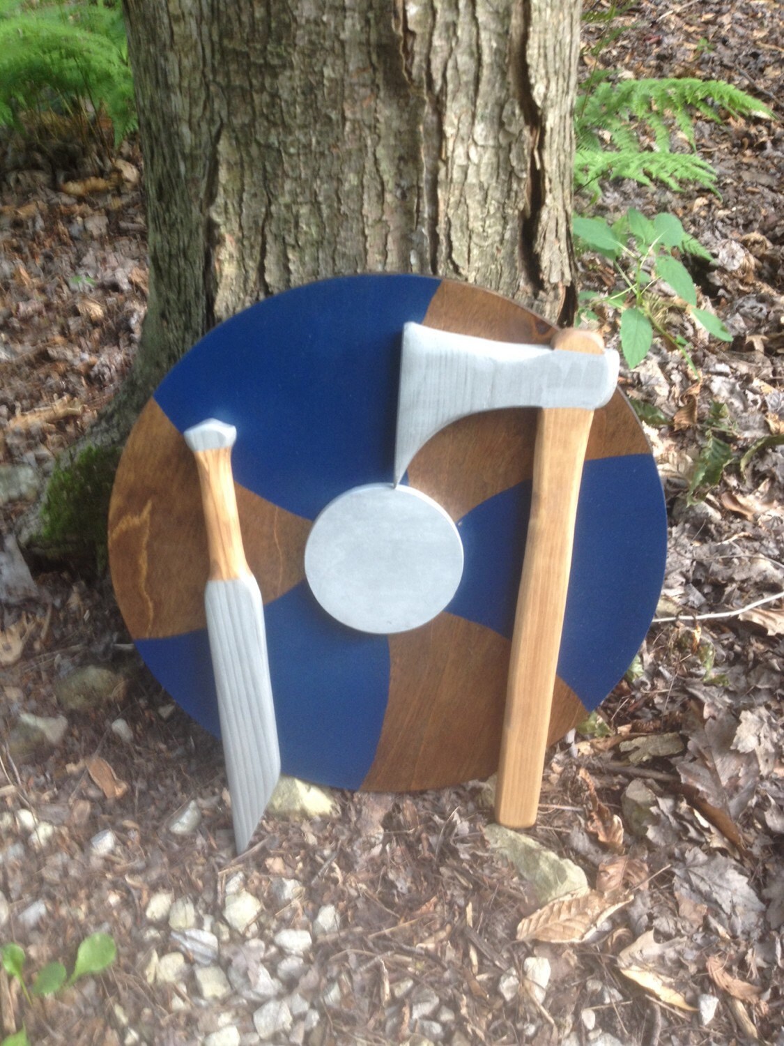 Viking Toy Set Sword and Shield Wooden Viking Shield and Axe Viking