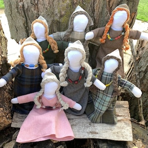 Viking Doll~ Viking Folk Doll~ Small Viking Rag Doll~ Doll for Re