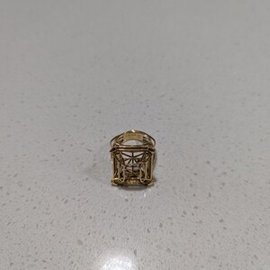 Peruffo Graphique Emerald Cut Statement Ring With Diamond 7.5 - Etsy