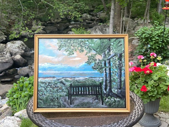 A Quiet Place to Rest on the Hudson River in  New Jersey
