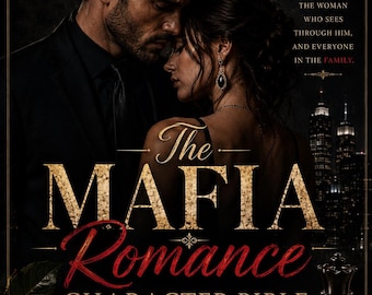 Mafia Romance Character Bible | MMC FMC Antagonist Supporting Cast Voice Guide Arc Tracker | Dark Romance Author Workbook PDF