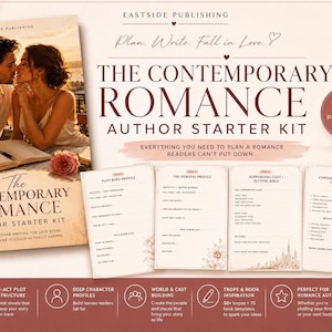 PDF zum Thema Liebesromane: Starterkit für zeitgenössische Autoren mit Handlungselementen und Charakterprofilen