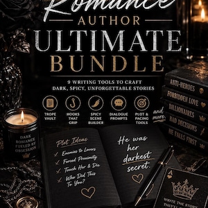 Dark Romance Author Ultimate Bundle | 9 Writing Tools for Your Kit