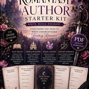 Romantasy Author Starter Kit | Writing Tools for Fantasy Romance