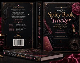 Spicy Book Tracker Lesetagebuch | Softcover Buch Log für Leseratten | Wärme-Rating-Tracker | Romantik Buch Journal | 200 Seiten 5,75x8