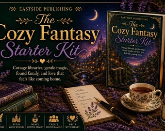 Gemütliches Fantasy Autor Starterkit | Plot Beats World Gebäude Charakter Bibel Tropen Vault Hook Generator | Fantasie Schrift PDF