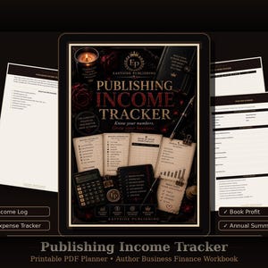 Publishing Income Tracker | Author Spreadsheet for KDP Earnings
