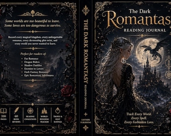 Dark Romantasy Reading Journal | Softcover Book Log for Fantasy Romance Readers | World-Building Tracker | 200 Pages 5.75x8
