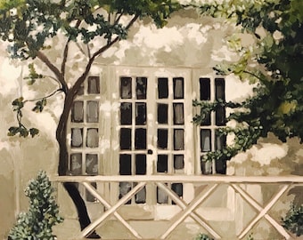 PRINT - Summer Cottage Painting - "Morning Light" 16x20