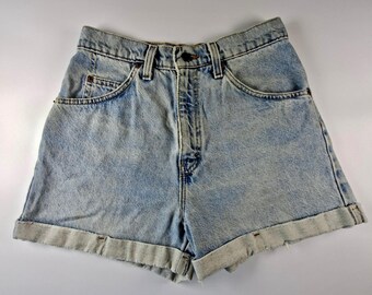 Pantalones cortos vaqueros Levi's 954 Orange Tab de los años 90 para mujer, talla 9 (EE. UU., 27W)