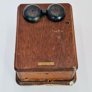 Antique Telephone Ringer Box - Etsy
