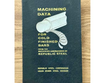 Manual Century 100 de datos de mecanizado de Republic Steel para barras acabadas en frío, 1959