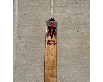 Slazenger V 900 Fury Cricket Bat Willow T-Rex size 6 Vintage