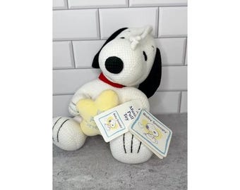 Baby Snoopy Musical Pull Toy Prestige Peanuts My First Snoopy Star Plush NWT