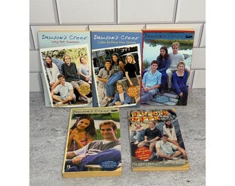 Dawson's Creek Book Lot of 5 Vintage Paperbacks 90s TV Show Tie-In Novels