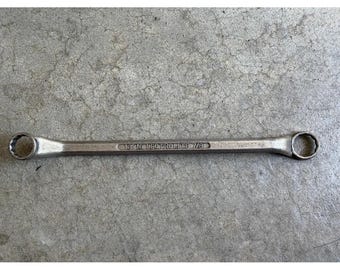 1940s Lectrolite Tru-Fit Double Box End Wrench 13/16 x 7/8 USA Tool