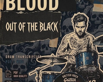 Royal Blood - Out Of The Black Drum Transcription PDF + MIDI