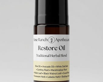 Aceite restaurador con aplicador roll-on de fácil aplicación, lotes pequeños.