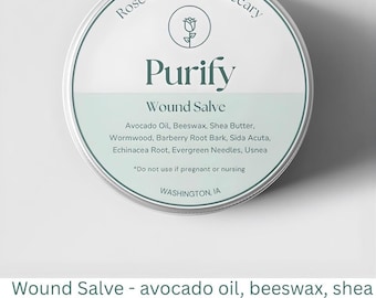 Ungüento purificador para heridas