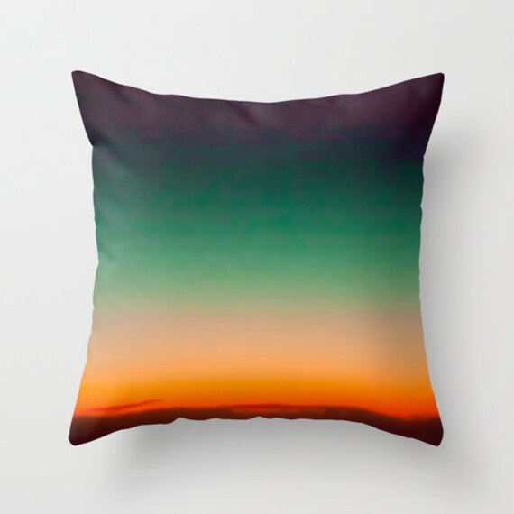 Items similar to Pillow cover, green pillow, orange pillow, spring