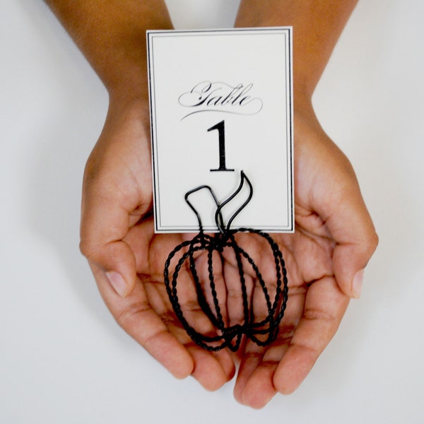 Fall pumpkin Table Number Holders