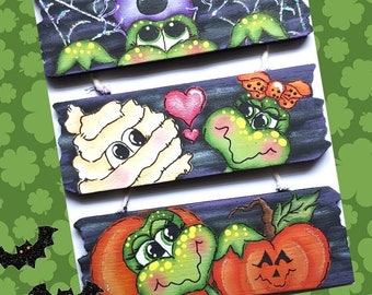 Halloween Frog Ornaments