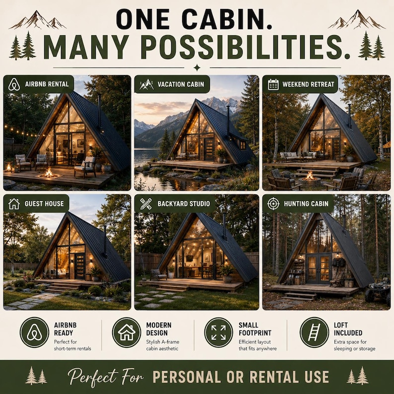 small a-frame cabin