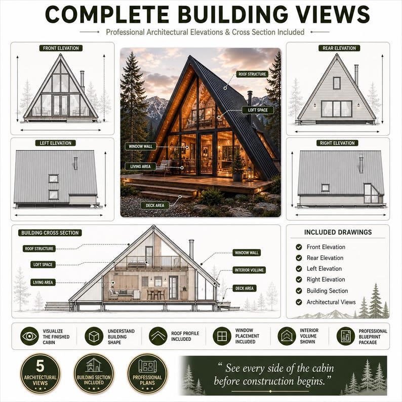 small a-frame cabin