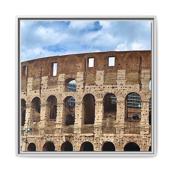 Colosseum Rome Architectural Framed or stretched matte wall art