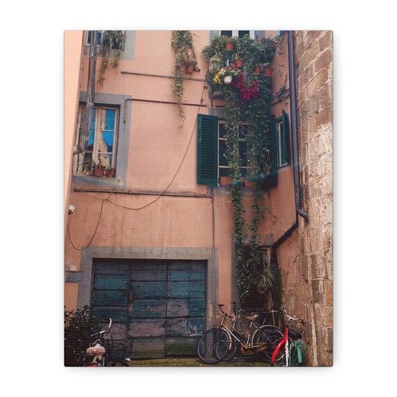 Italian Alleyway Vintage Photo Canvas Print