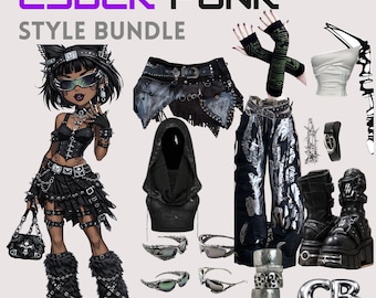 Cyber Punk Style Bundle (Outfit Bundle)