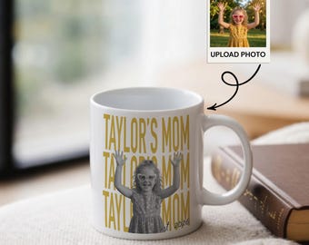 Vintage Photo Mom Mug, Mug with Kids Photo, Mother's Day Gift, Mother's Day Mug, Childhood Mug Est. Year Mug