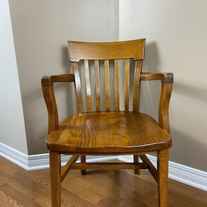 Antique oak swivel desk chairs - Etsy 日本