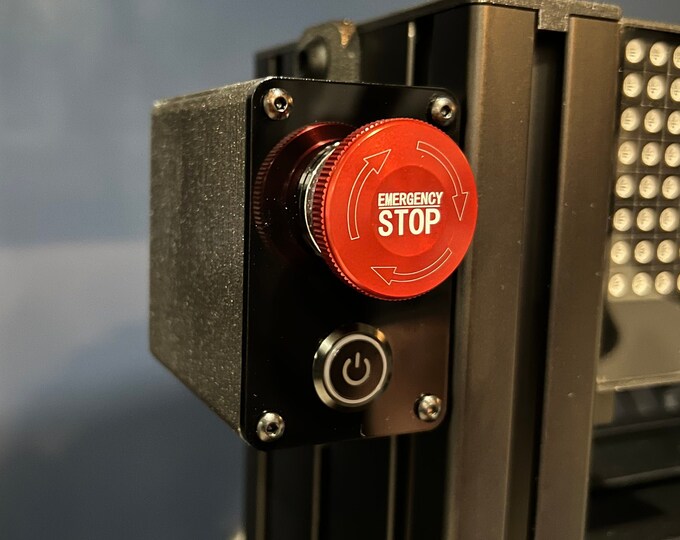 Fanatec DD1 & DD2 Estop Kill Switch and White Illuminated Power Button