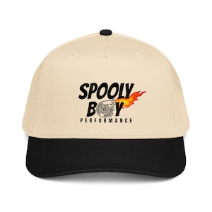 Spooly Boy Performance Hat – Turbo Car Enthusiast Snapback | JDM Streetwear Cap | Boosted Car Apparel | Racing & Tuner Style Hat