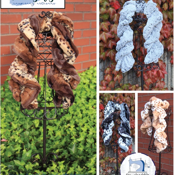 Downloadable Sewing Pattern for a Twisty Twirly Scarf to keep you Warm from McKay Manor Musers