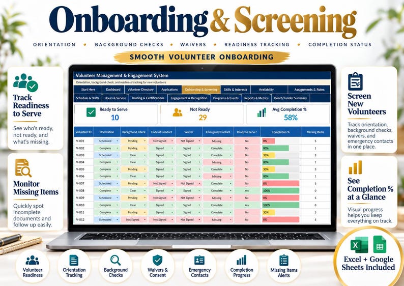 Course Management System Background Volunteer Management System | Nonprofit Volunteer Tracker | Scheduling ...
