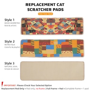 Sofa Side Cat Scratcher, Woven Sisal Couch Protector, Solid Wood Cat Furniture, Vertical Scratch Pad, Modern End Table bild 5