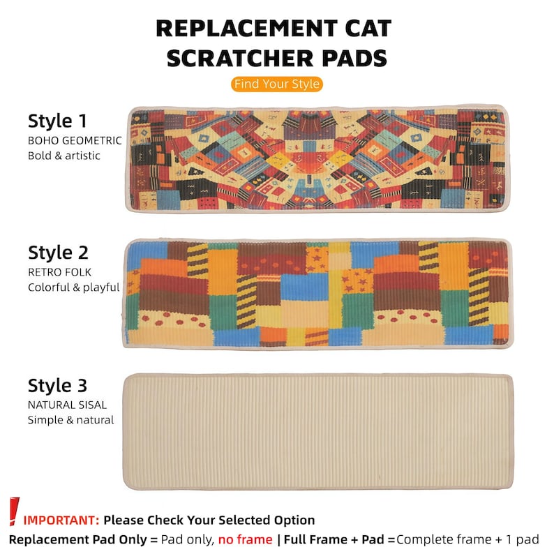 Sofa Side Cat Scratcher, Woven Sisal Couch Protector, Solid Wood Cat Furniture, Vertical Scratch Pad, Modern End Table bild 5