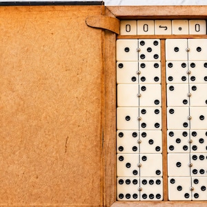 Vintage Set of Poker Dice in Leather Case - Etsy