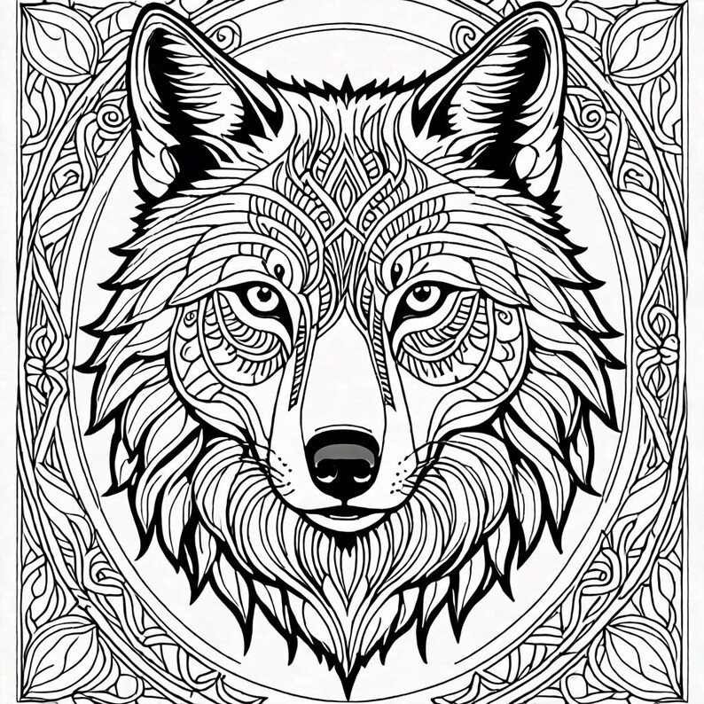 Animals & Pets Coloring Book | 25 Unique Pages | Instant Download PDF ...