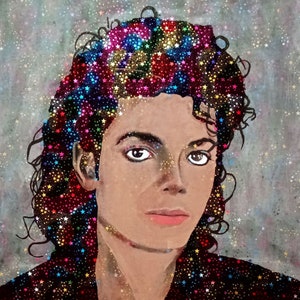 Michael Jackson King of Pop 38X37