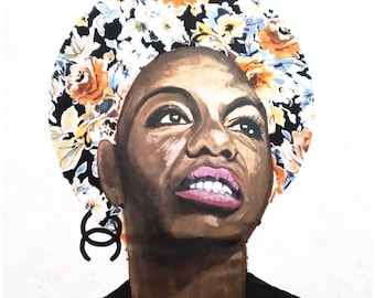 Nina Simone Bouquet 36X36
