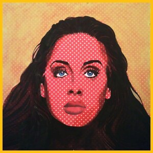 Hello Adele Pink 35X35