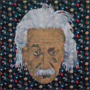 Albert Einstein Universe 35X35