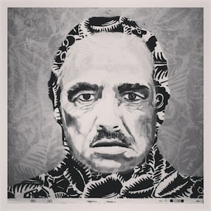 The Godflower 31X31 marlon brando don vito corleone