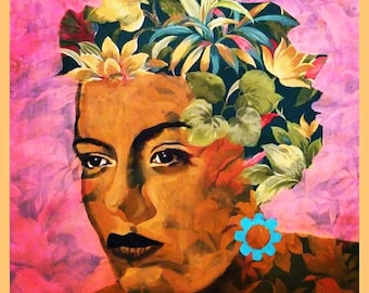 Bella in rosa Billie Holiday 35X35