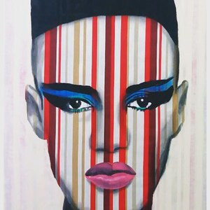 Red Stripe Grace Jones 36X38