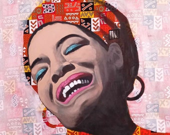 Maya Angelou Still I Rise Abstract II 38X38